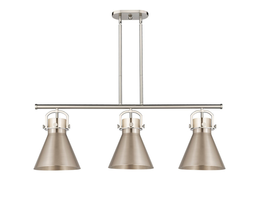 Innovations - 410-3I-SN-M411-10SN - Three Light Island Pendant - Downtown Urban - Satin Nickel