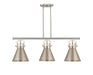 Innovations - 410-3I-SN-M411-10SN - Three Light Island Pendant - Downtown Urban - Satin Nickel