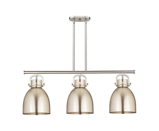 Innovations - 410-3I-SN-M412-10SN - Three Light Island Pendant - Downtown Urban - Satin Nickel