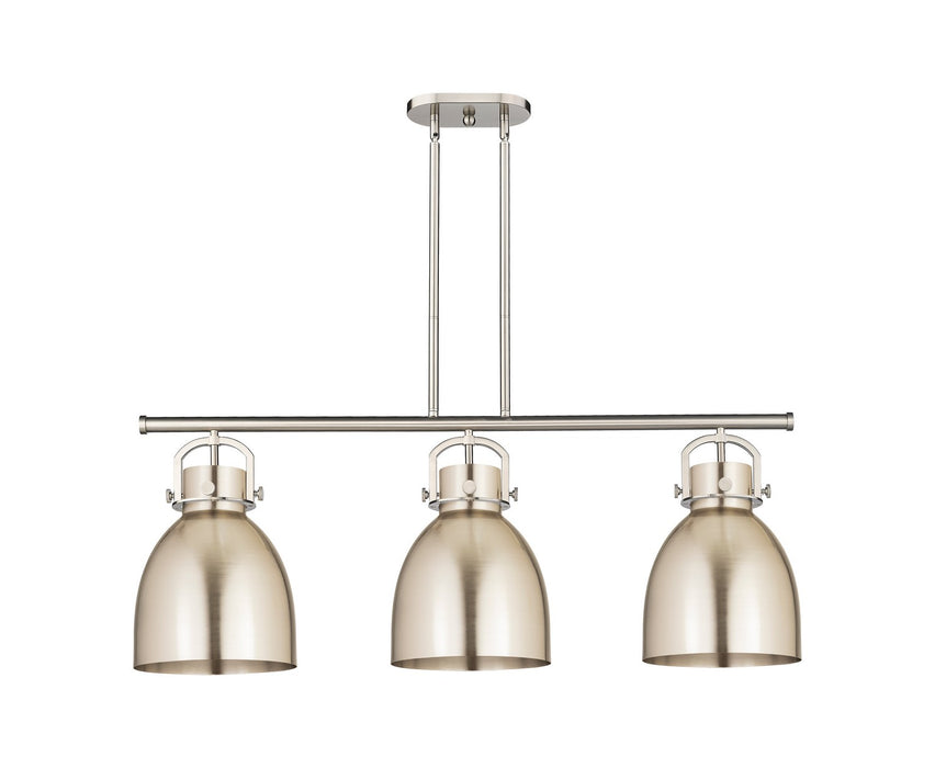 Innovations - 410-3I-SN-M412-10SN - Three Light Island Pendant - Downtown Urban - Satin Nickel