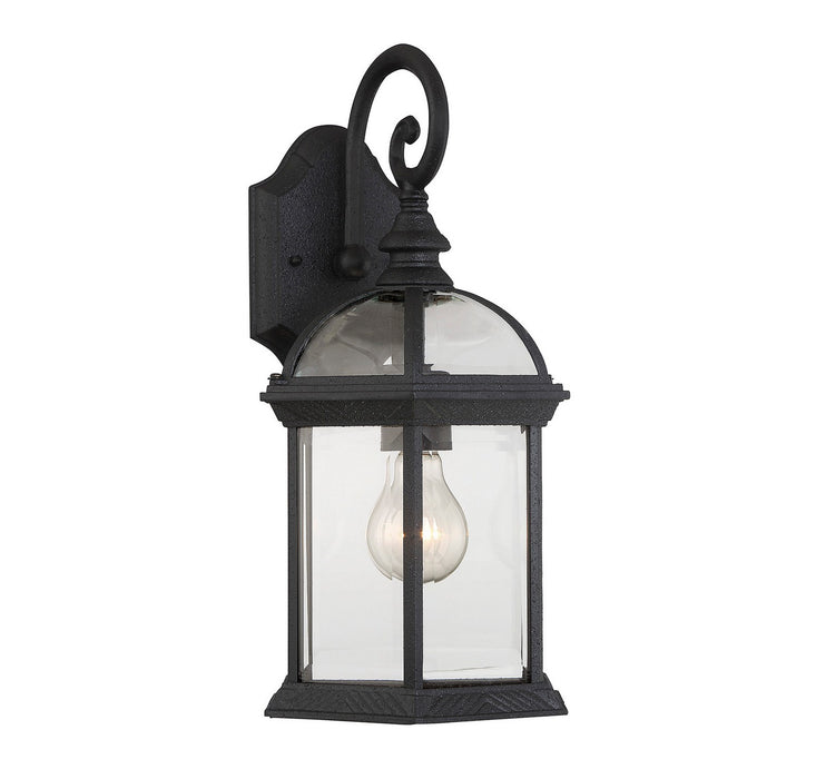 Savoy House - 5-0633-BK - One Light Wall Mount - Kensington - Textured Black