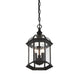Savoy House - 5-0635-BK - Three Light Hanging Lantern - Kensington - Textured Black