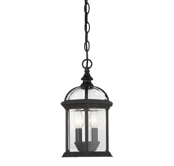 Savoy House - 5-0635-BK - Three Light Hanging Lantern - Kensington - Textured Black