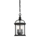 Savoy House - 5-0635-BK - Three Light Hanging Lantern - Kensington - Textured Black