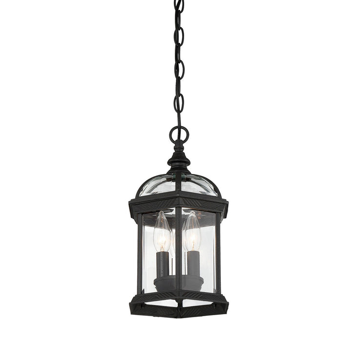 Savoy House - 5-0635-BK - Three Light Hanging Lantern - Kensington - Textured Black