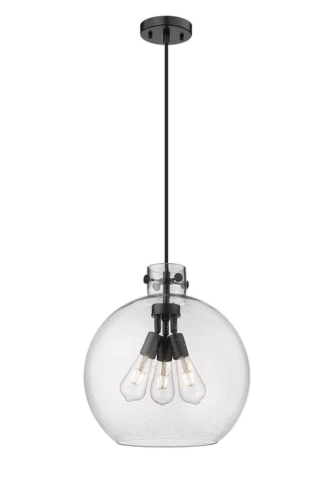 Innovations - 410-3PL-BK-G410-16SDY - Three Light Pendant - Downtown Urban - Matte Black