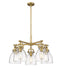 Innovations - 410-5CR-BB-G412-7SDY - Five Light Chandelier - Downtown Urban - Brushed Brass