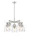 Innovations - 410-5CR-PN-G412-7CL - Five Light Chandelier - Downtown Urban - Polished Nickel