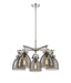 Innovations - 410-5CR-PN-G412-7SM - Five Light Chandelier - Downtown Urban - Polished Nickel