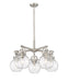 Innovations - 410-5CR-SN-G410-7CL - Five Light Chandelier - Downtown Urban - Satin Nickel