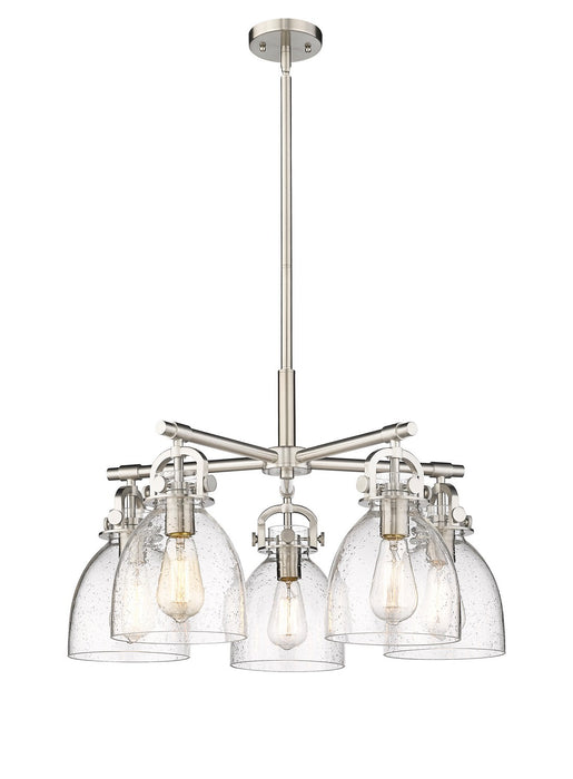 Innovations - 410-5CR-SN-G412-7SDY - Five Light Chandelier - Downtown Urban - Satin Nickel