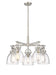 Innovations - 410-5CR-SN-G412-7SDY - Five Light Chandelier - Downtown Urban - Satin Nickel