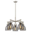 Innovations - 410-5CR-SN-G412-7SM - Five Light Chandelier - Downtown Urban - Satin Nickel