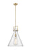 Innovations - 411-1SL-BB-G411-16SDY - One Light Pendant - Newton - Brushed Brass