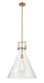 Innovations - 411-1SL-BB-G411-18CL - One Light Pendant - Downtown Urban - Brushed Brass