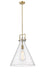 Innovations - 411-1SL-BB-G411-18SDY - One Light Pendant - Newton - Brushed Brass