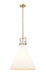 Innovations - 411-1SL-BB-G411-18WH - One Light Pendant - Newton - Brushed Brass