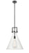 Innovations - 411-1SL-BK-G411-16CL - One Light Pendant - Downtown Urban - Matte Black