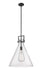 Innovations - 411-1SL-BK-G411-18SDY - One Light Pendant - Newton - Matte Black