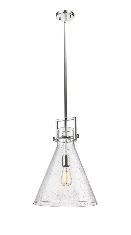 Innovations - 411-1SL-PN-G411-14SDY - One Light Pendant - Newton - Polished Nickel