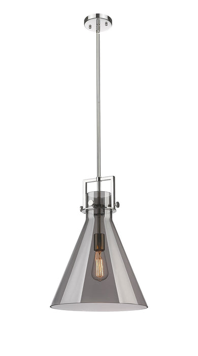 Innovations - 411-1SL-PN-G411-14SM - One Light Pendant - Newton - Polished Nickel