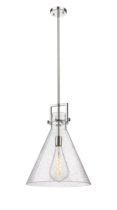 Innovations - 411-1SL-PN-G411-16SDY - One Light Pendant - Newton - Polished Nickel