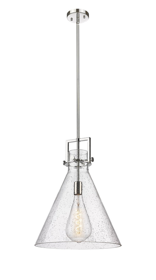 Innovations - 411-1SL-PN-G411-16SDY - One Light Pendant - Newton - Polished Nickel