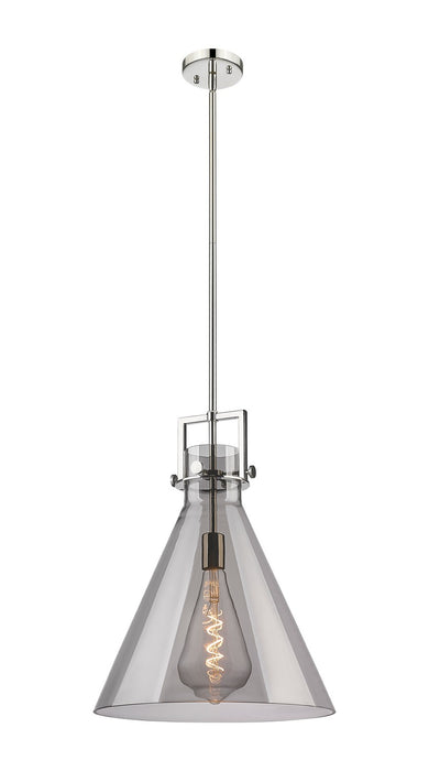 Innovations - 411-1SL-PN-G411-16SM - One Light Pendant - Newton - Polished Nickel