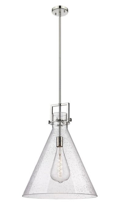 Innovations - 411-1SL-PN-G411-18SDY - One Light Pendant - Newton - Polished Nickel