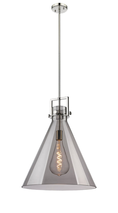 Innovations - 411-1SL-PN-G411-18SM - One Light Pendant - Newton - Polished Nickel