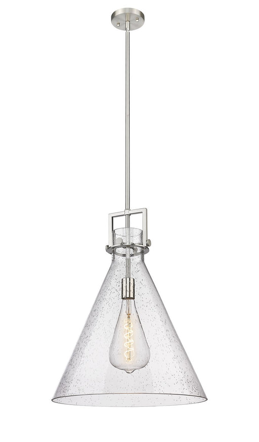 Innovations - 411-1SL-SN-G411-18SDY - One Light Pendant - Newton - Brushed Satin Nickel