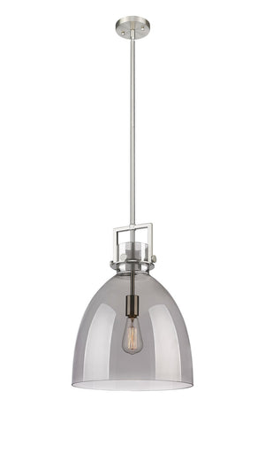 Downtown Urban One Light Pendant Satin Nickel