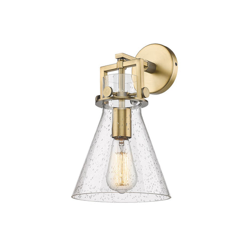 Downtown Urban One Light Wall Sconce Brushed Brass
