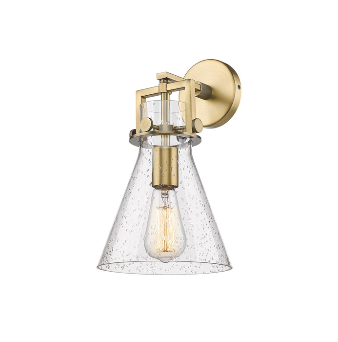 Innovations - 411-1W-BB-G411-8SDY - One Light Wall Sconce - Downtown Urban - Brushed Brass