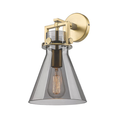 Downtown Urban One Light Wall Sconce Brushed Brass