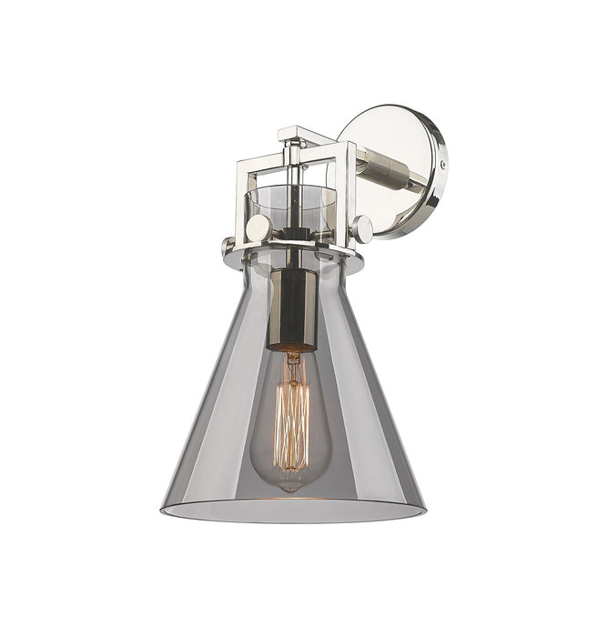 Innovations - 411-1W-PN-G411-8SM - One Light Wall Sconce - Downtown Urban - Polished Nickel