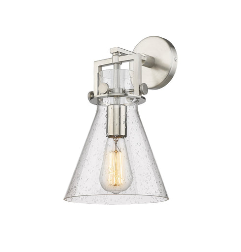 Downtown Urban One Light Wall Sconce Satin Nickel