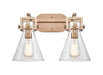 Innovations - 411-2W-BB-G411-7CL - Two Light Bath Vanity - Downtown Urban - Brushed Brass