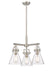Innovations - 411-3CR-SN-G411-7CL - Three Light Pendant - Downtown Urban - Satin Nickel
