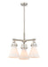 Innovations - 411-3CR-SN-G411-7WH - Three Light Pendant - Downtown Urban - Satin Nickel