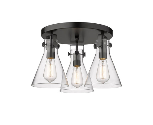 Downtown Urban Three Light Flush Mount