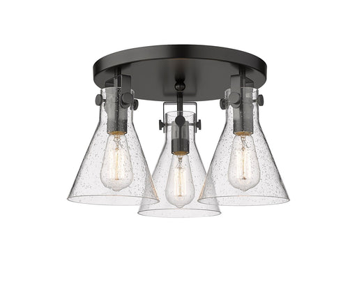 Downtown Urban Three Light Flush Mount