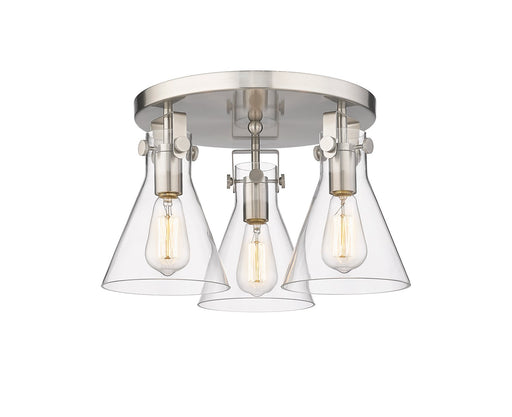 Downtown Urban Three Light Flush Mount