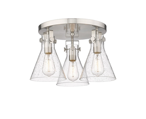 Downtown Urban Three Light Flush Mount