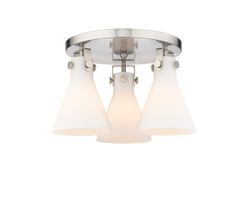 Downtown Urban Three Light Flush Mount