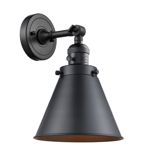 Innovations - 203SW-BK-M13-BK-LED - LED Wall Sconce - Franklin Restoration - Matte Black