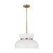 Visual Comfort Studio - DJP1111SBMWT - One Light Pendant - Pemberton - Matte White