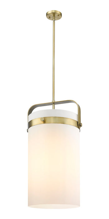 Innovations - 413-4SL-BB-G413-4S-12WH - LED Pendant - Downtown Urban - Brushed Brass