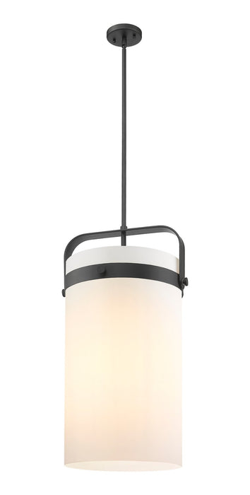 Innovations - 413-4SL-BK-G413-4S-12WH - LED Pendant - Downtown Urban - Matte Black