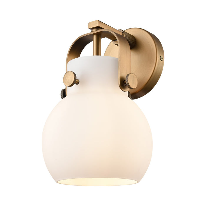 Innovations - 423-1W-BB-G410-6WH - LED Wall Sconce - Downtown Urban - Brushed Brass